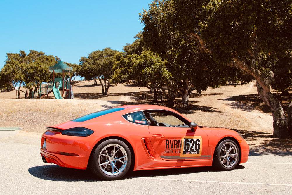 Design your own Porsche Cayman wheels RV-MR05T polished barrel