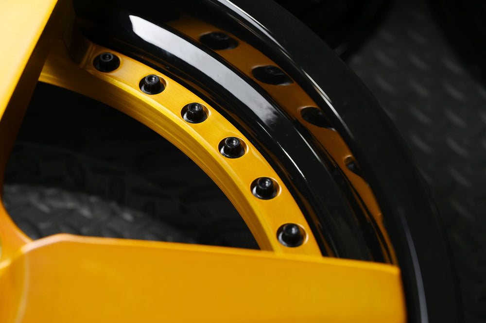 2021 Corvette C8 Z51 on RVRN RV-DF14 forged wheels in Glossy Black Barrel with Transparent Gold Spoke (photo 09)