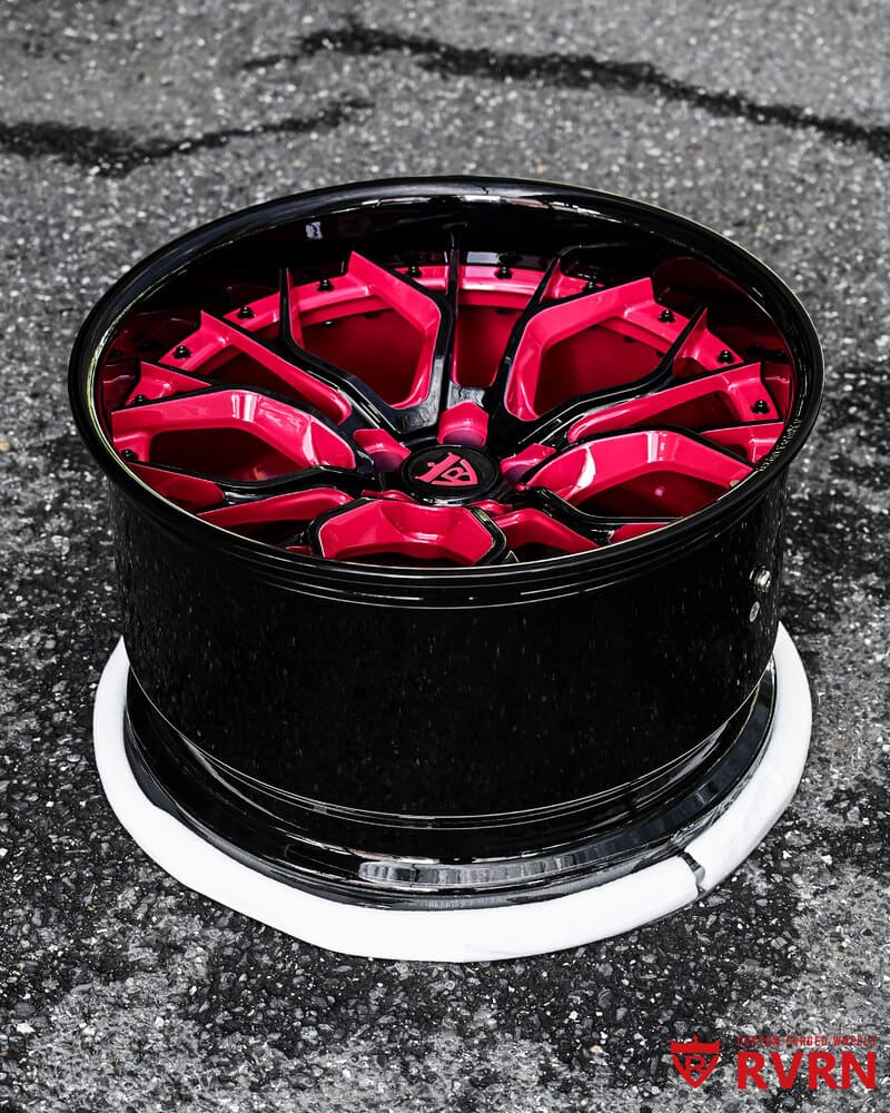 RVRN forged wheels with gloss black barrel for Charger