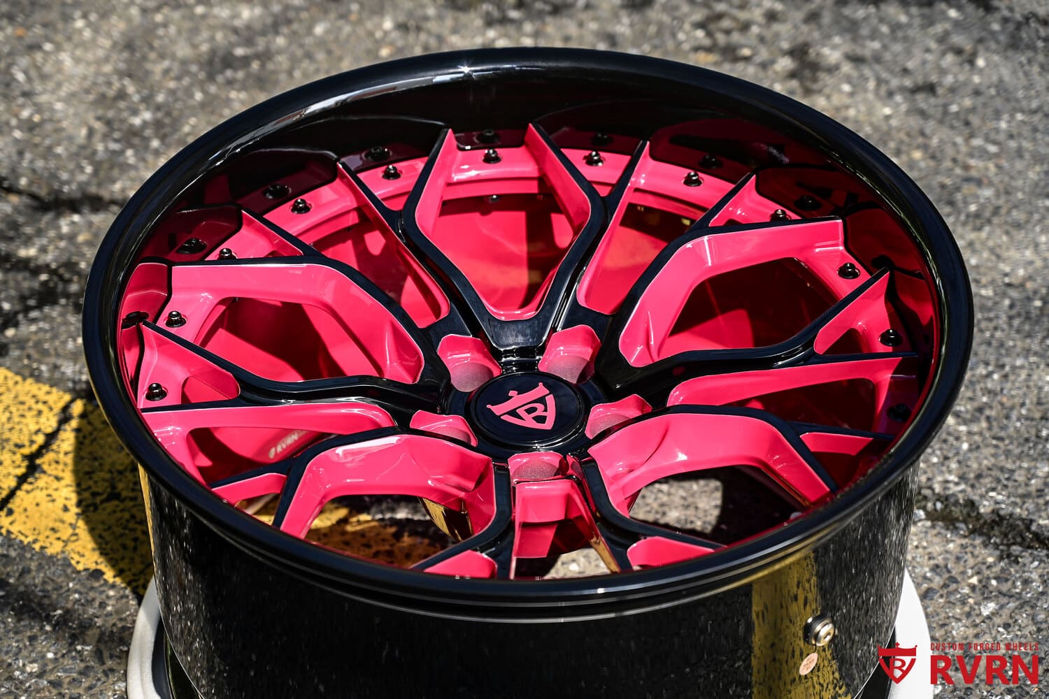 Dodge Charger Wheels: Custom Pink 20x12 RV-DR16 Rims – RVRN WHEELS