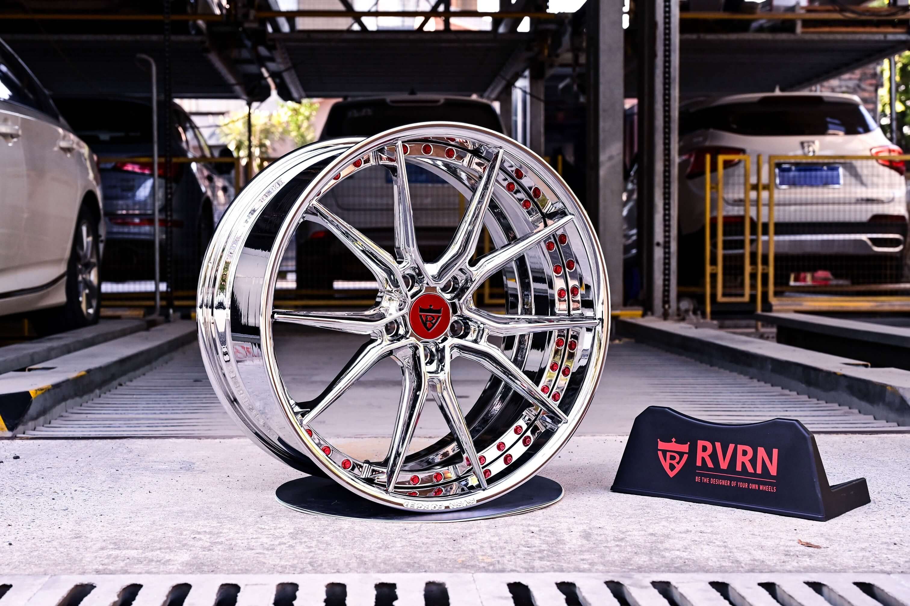 2021 Corvette C8 Wheels- RVRN Custom Fully Forged Chrome DB082 Wheels