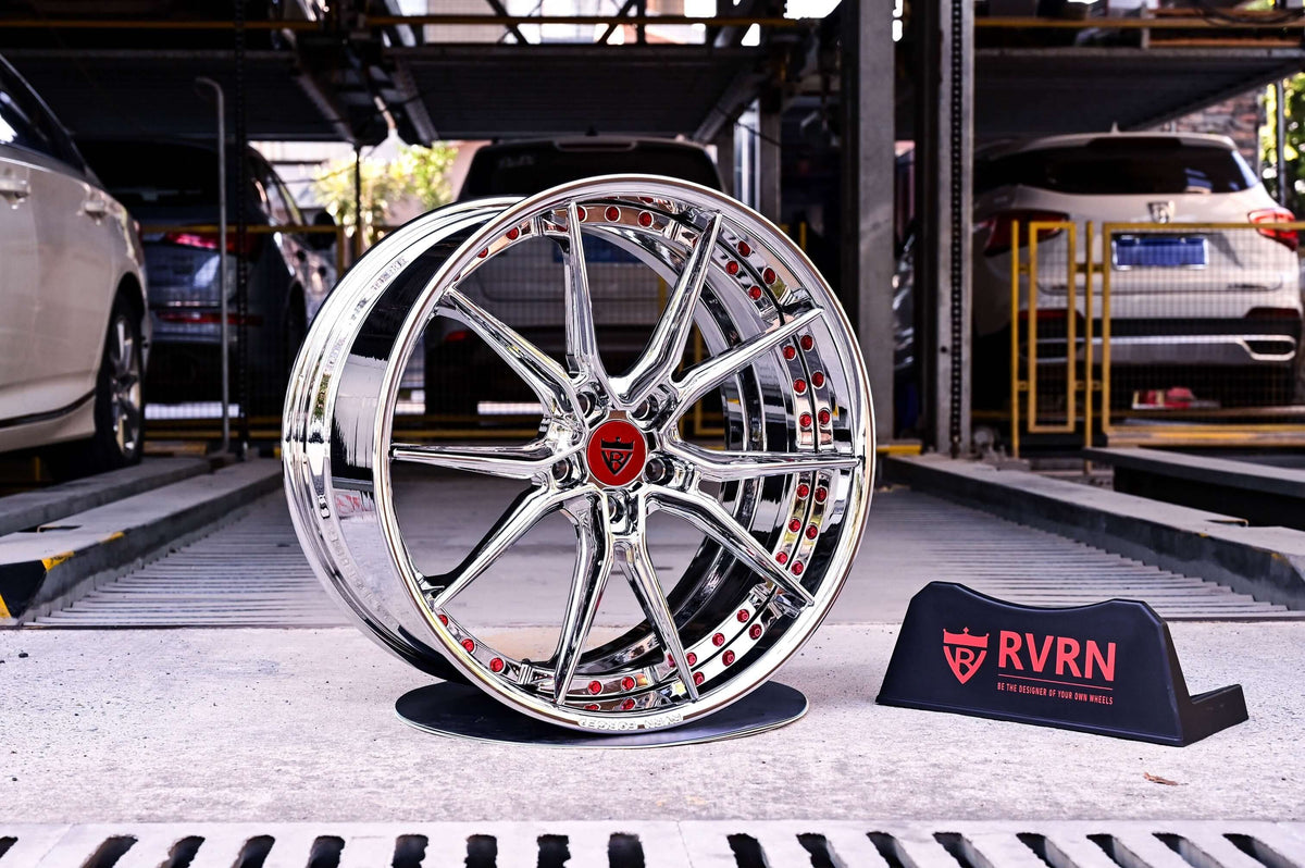 2021 Corvette C8 Wheels- RVRN Custom Fully Forged Chrome DB082 Wheels