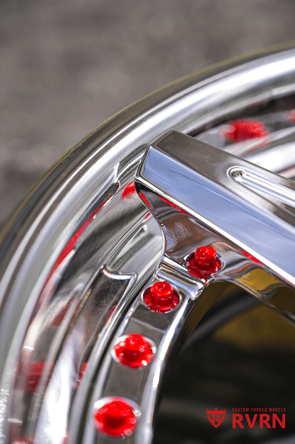 RV-DC19 C8 wheels design your own wheels chrome deep dish forged customization