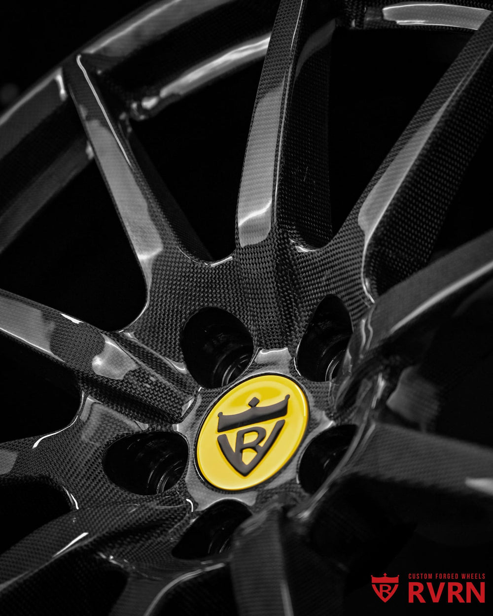Ferrari SF90 forged wheels carbon fiber wrapped spokes deep concave structure 20x11.5 rear spec