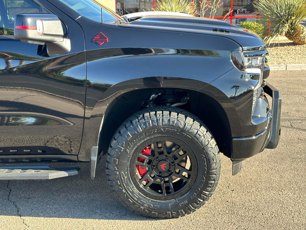 2022 Chevrolet Silverado RST on RVRN RV-MR15 forged wheels in Gloss Black with Custom Engravings (photo 09)