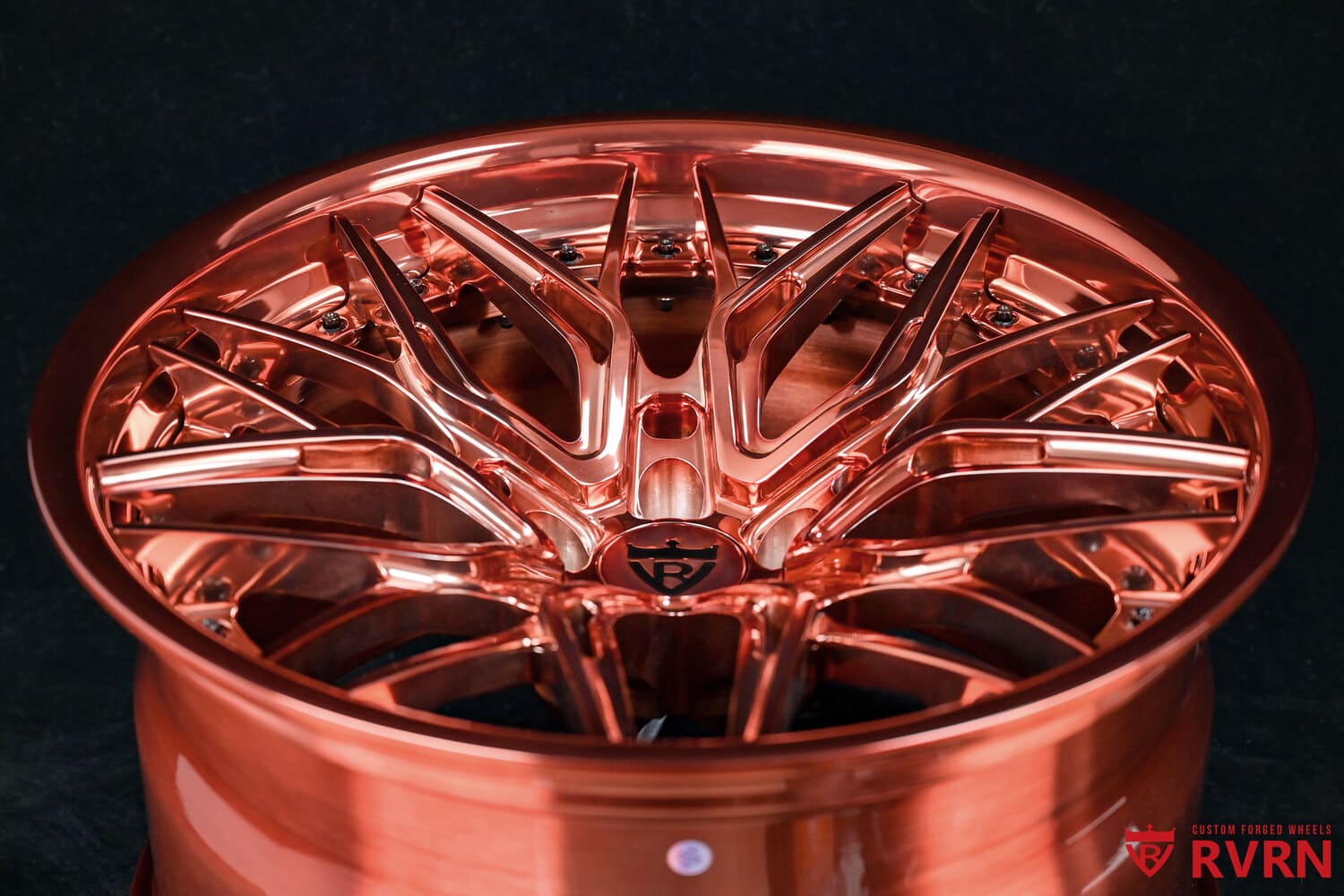 Hellcat Widebody Wheels: RV-C081 Rose Gold Forged Setup – RVRN WHEELS