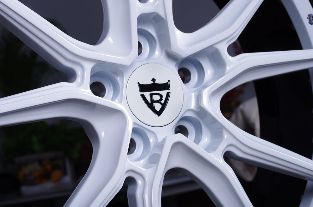 2022 Toyota Highlander on RVRN RV-DB082 custom forged wheels in white black - 05