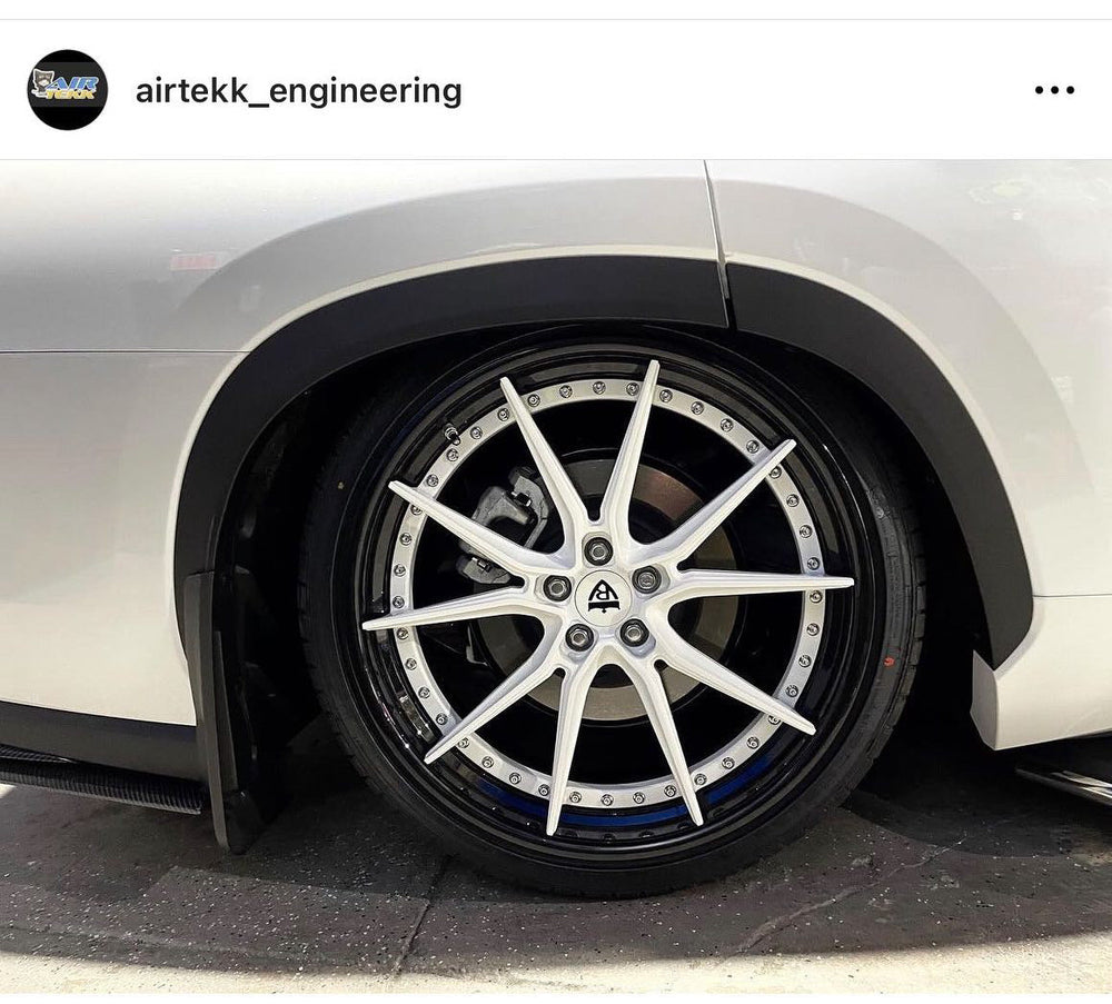 2022 Toyota Highlander on RVRN RV-DB082 custom forged wheels in white black - 09