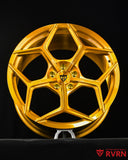 Interior angle of RV-MC491 forged wheel, highlighting Y-spoke geometry and 22x11.5 size for DBX 707