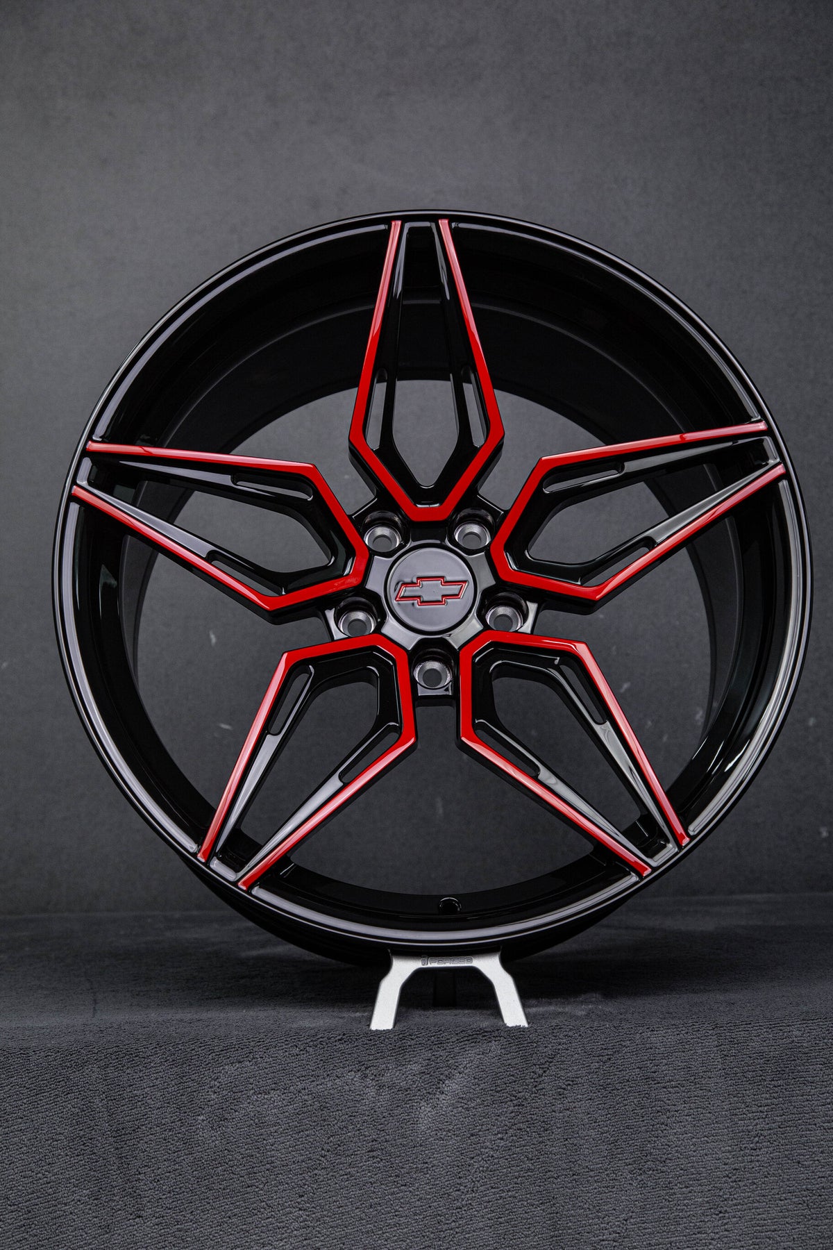 2023 Camaro ZL1 Custom Concave Black Forged Wheels: RV-MC07