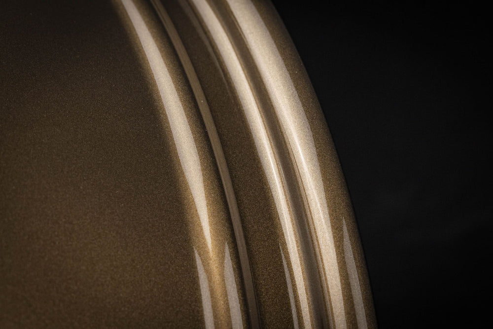 RVRN custom forged bronze wheels on 2023 Camaro – polished performance
