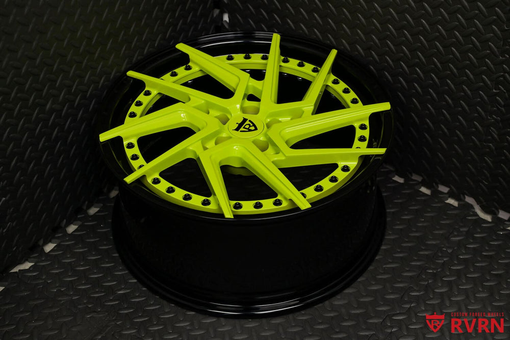 	Custom forged wheels for Campagna T-Rex – RVRN two-piece design