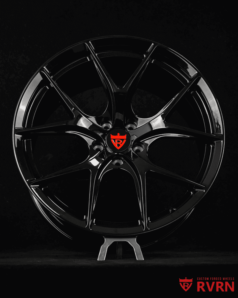 Gloss black finish highlighting forged precision of RVRN MR05
