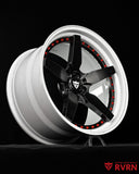 Wide rear 22x12 forged wheel setup for Dodge Durango Hellcat with deep dish ivory white barrel