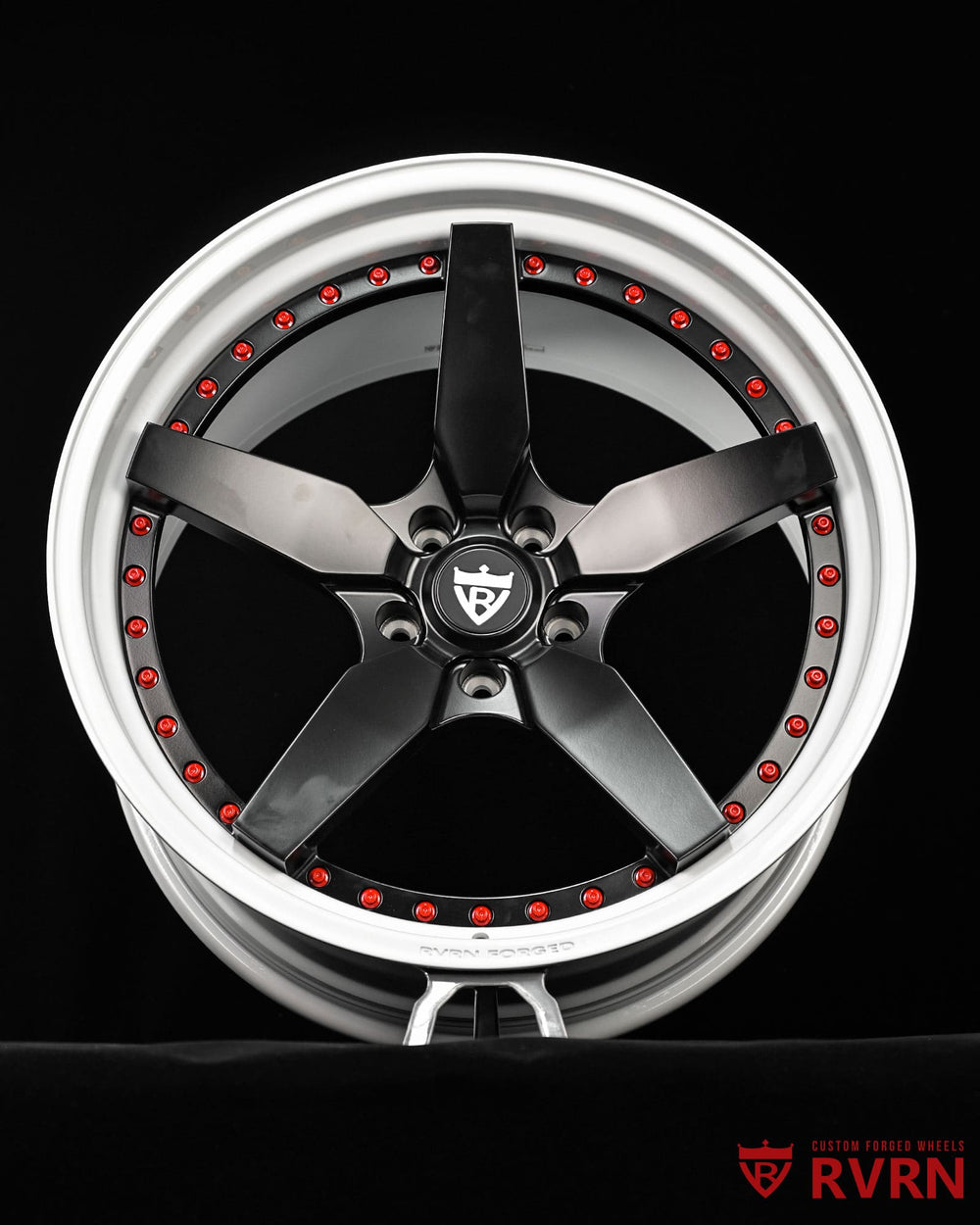 Dodge Durango Hellcat wheel fitment RV-DF14 forged 2-piece setup in 22x10.5 and 22x12 sizes