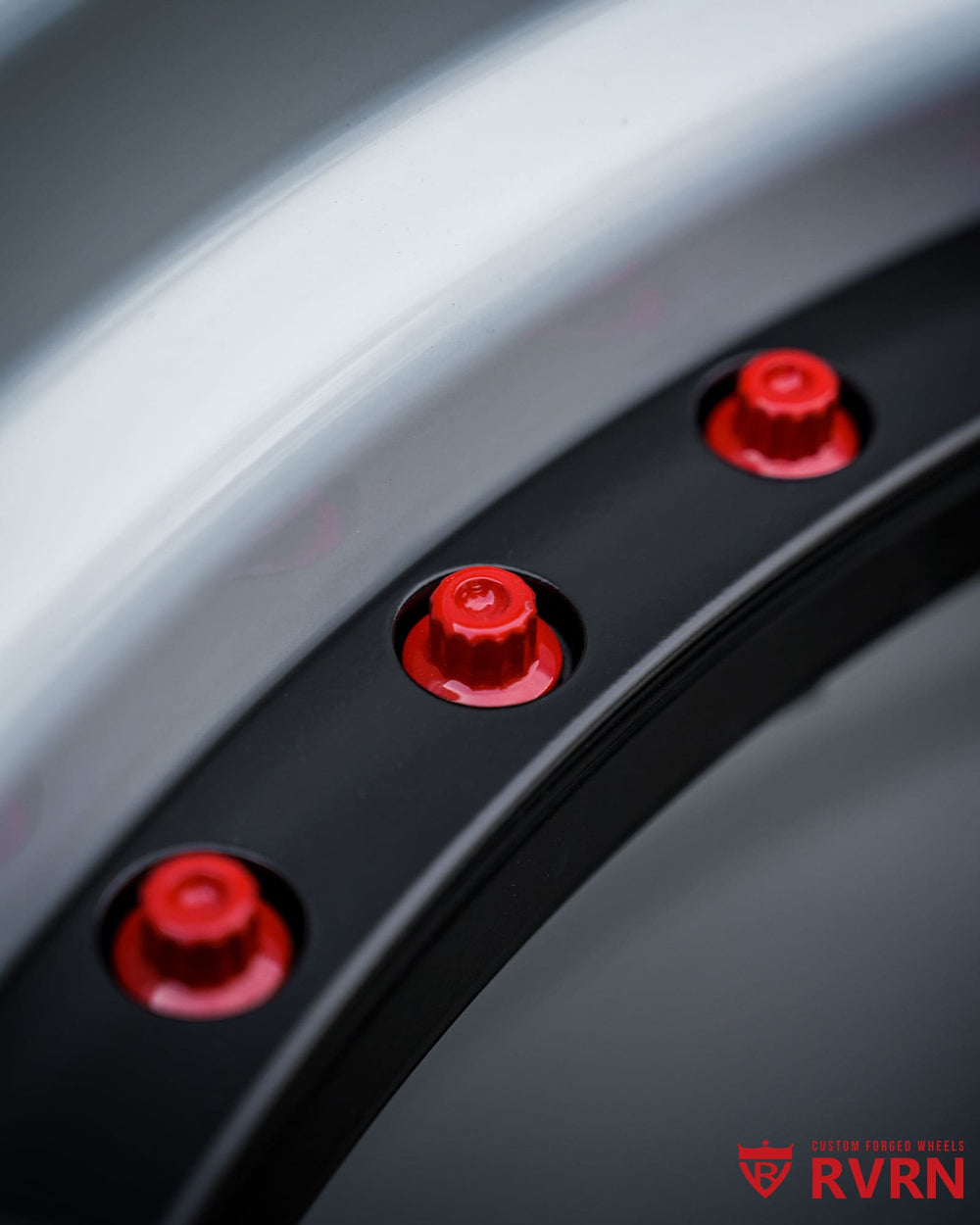 Custom RVRN Wheels for Dodge Hellcat SUV designed to match OEM proportions and aggressive stance