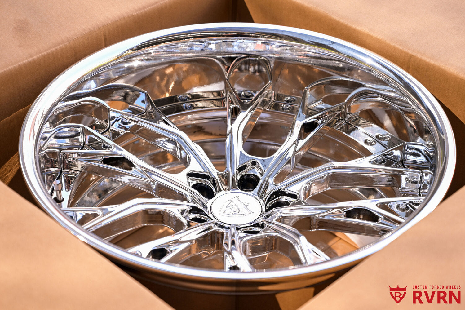 Perfect fitment of RV-DC04 forged chrome wheels on 2023 Hellcat Widebody