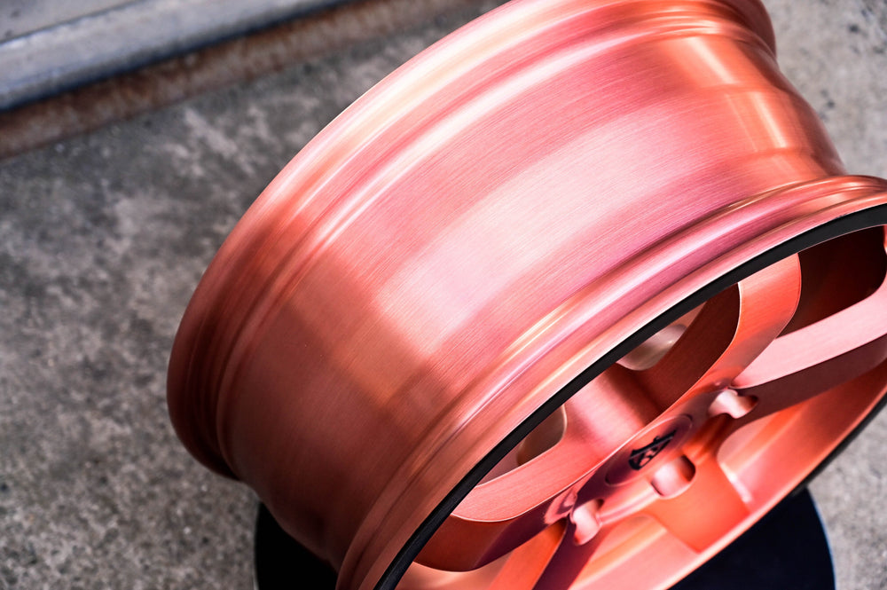 2023 Jeep Wrangler on RVRN RV-MJ01 forged wheels in Brushed Rose Gold with Matte Black Lip (photo 06)