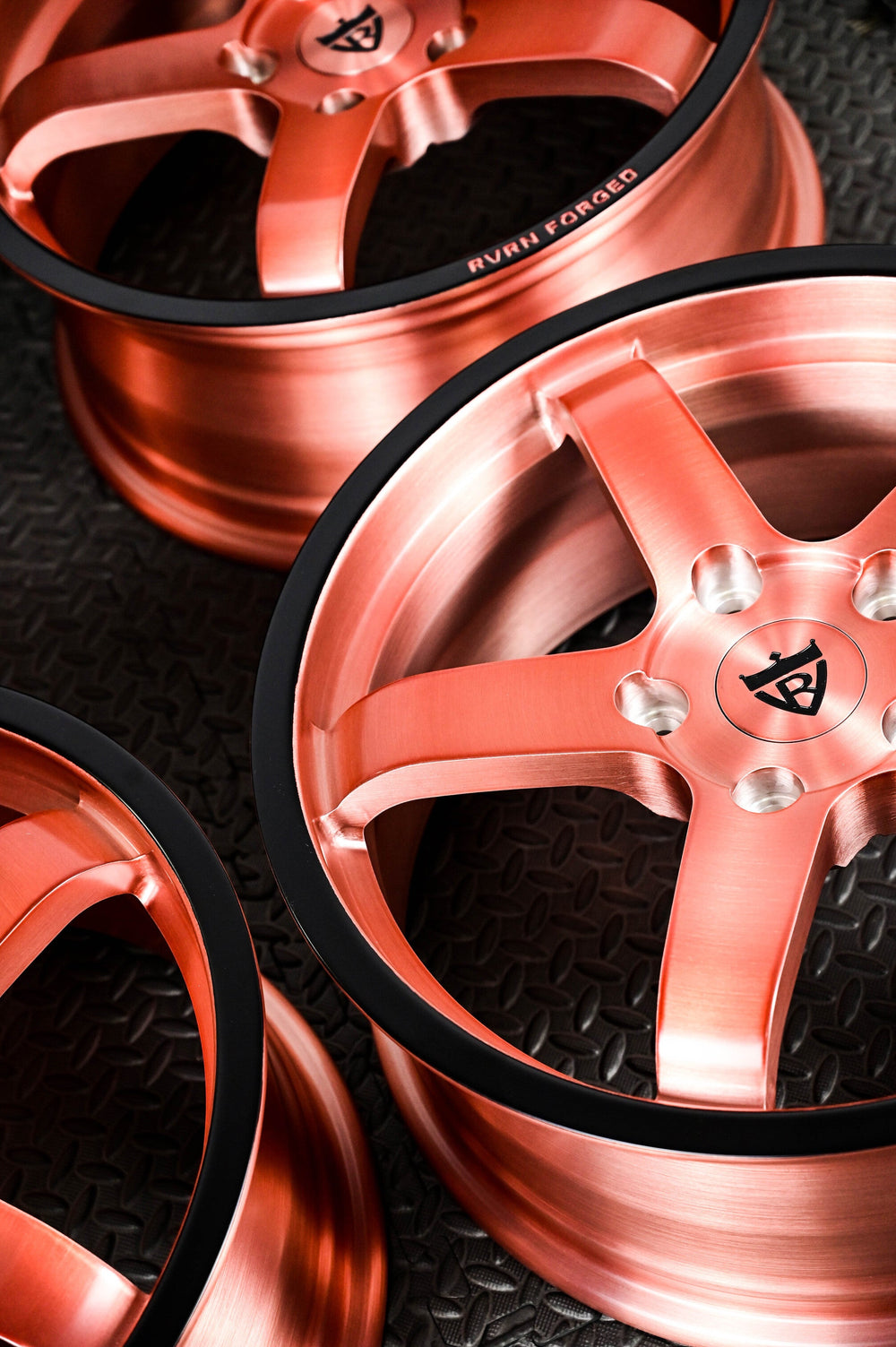 2023 Jeep Wrangler on RVRN RV-MJ01 forged wheels in Brushed Rose Gold with Matte Black Lip (photo 09)
