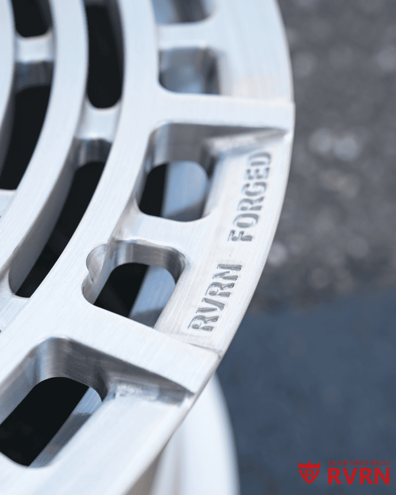 Rear view of RV-MD02 forged wheel for 2024 BMW I7