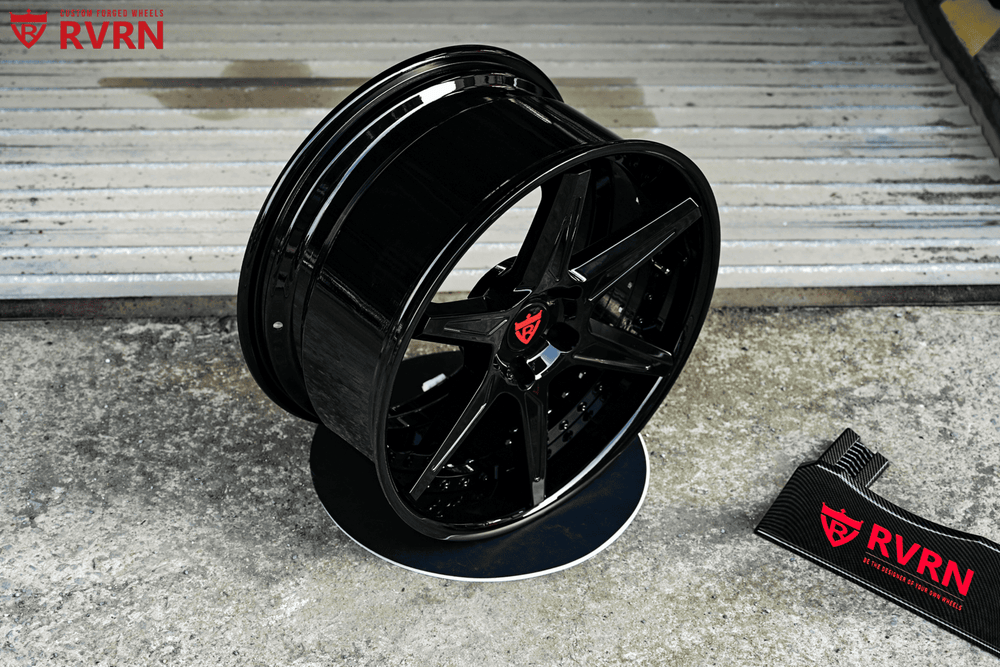 RV-DC19 2-piece forged wheel for Corvette – design your own black wheels