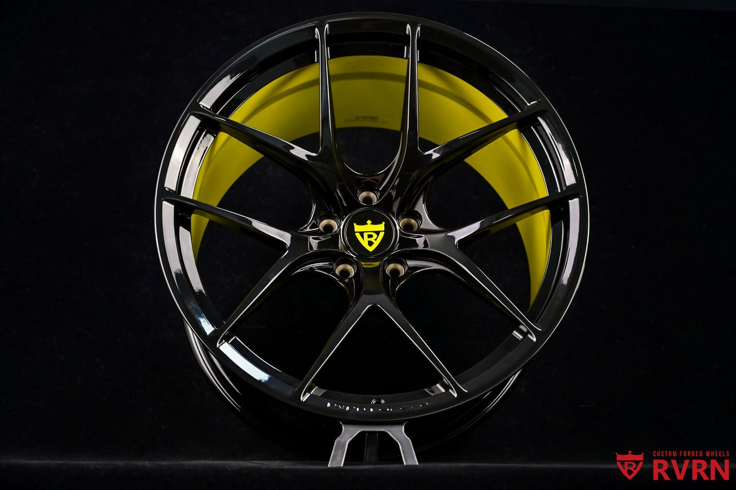 2024 Corvette C8 Z06 Concave Yellow & Black Wheels | RVRN – RVRN WHEELS