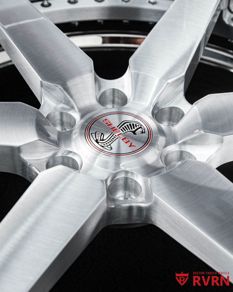 6-lug forged wheel design detail for 2024 Ford F-150 Shelby RV-DF14