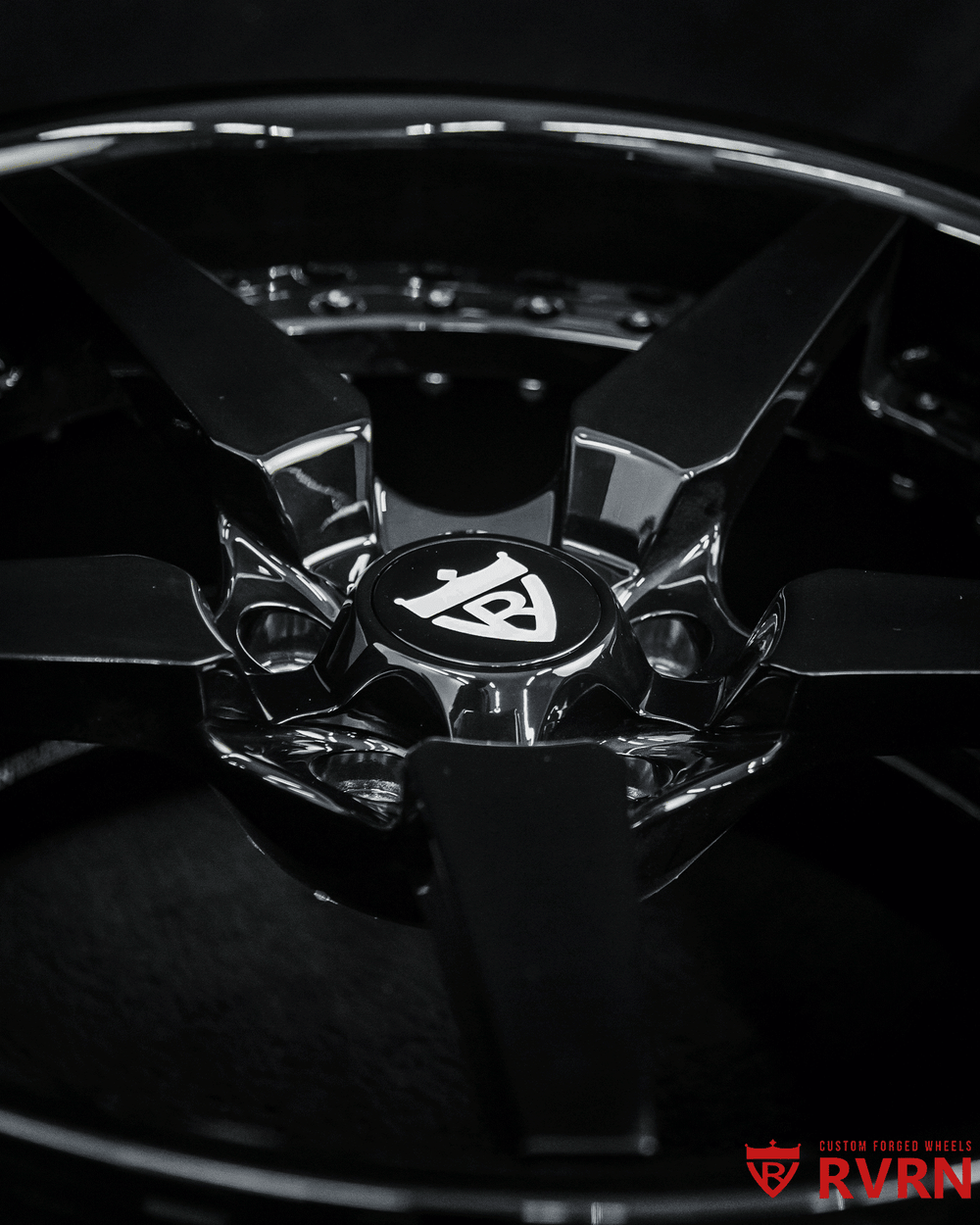2024 Ford Mustang custom wheels RV-DF14 staggered setup 20x10 +35MM front and 20x11 +45MM rear