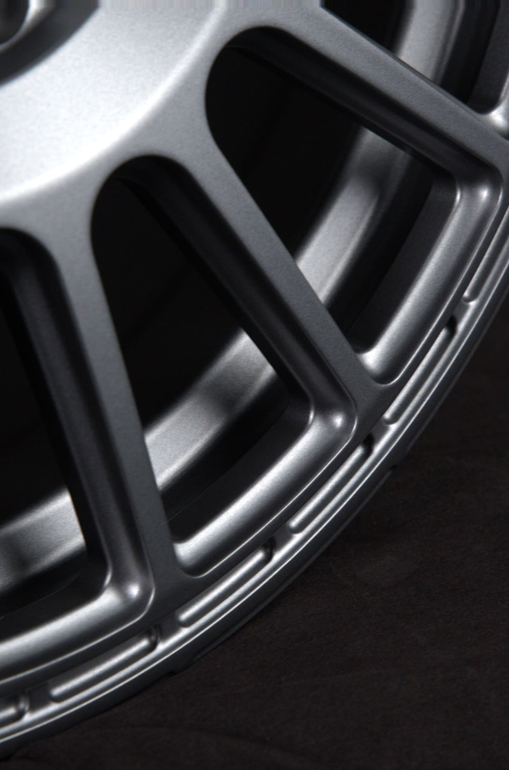 Angled spoke design of RVRN’s custom 17in Toyota wheels