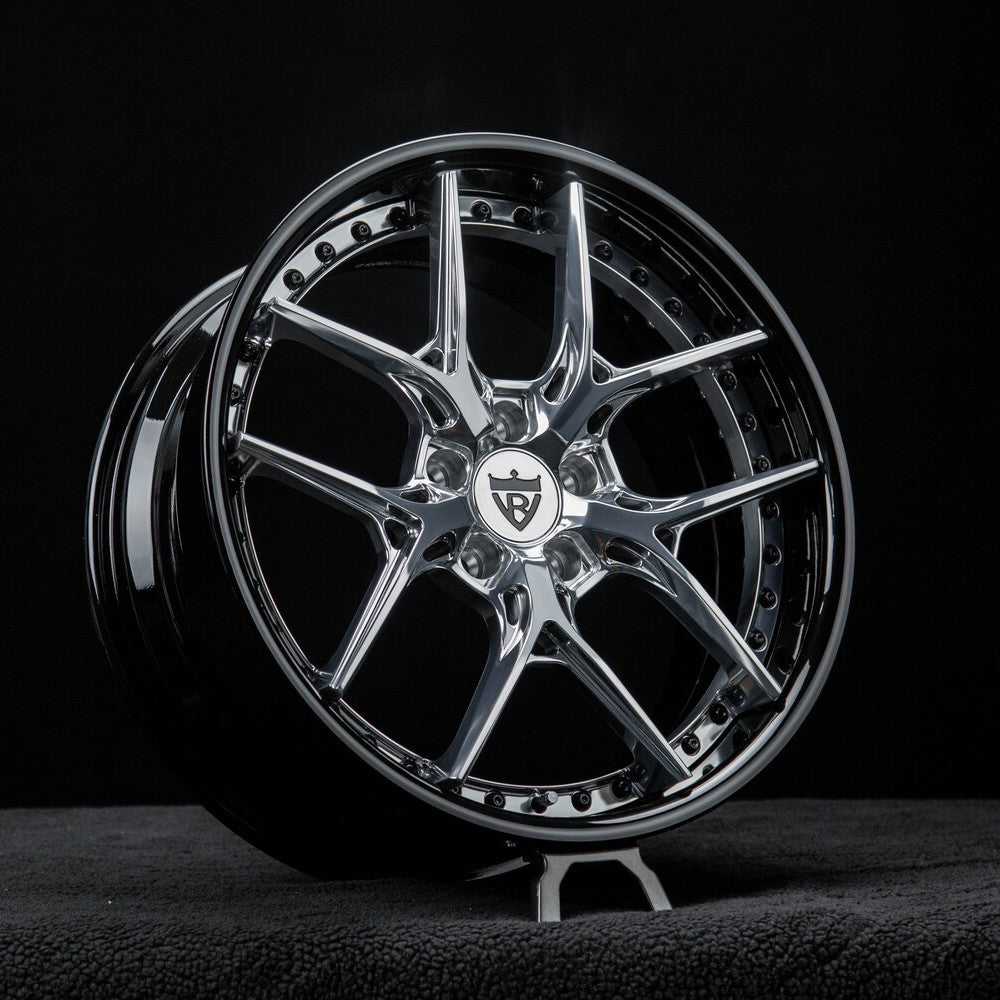 2024 Lexus Is300 F Sport Awd Custom Gloss Black & Polished Aluminum Forged Wheels: RV-DR08