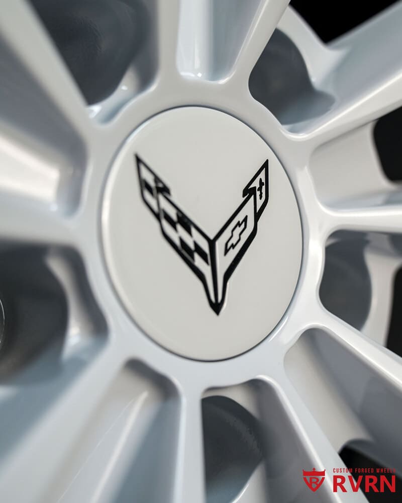 Fitment check of RV-DC06 wheels on 2025 Corvette C8 Stingray