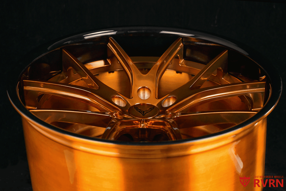 Wide rear fitment 21x13 custom wheel for Corvette Z06
