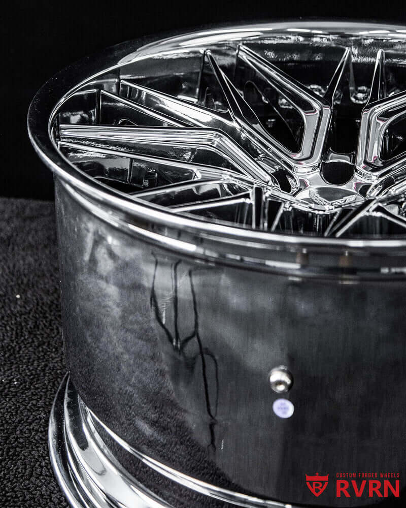 Corvette C8 Z06 chrome rims RV-T081 side profile