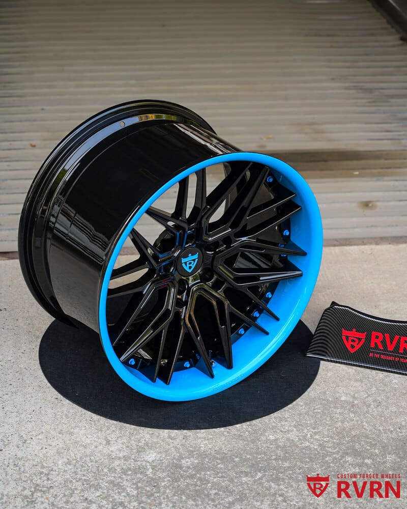 2025 Corvette C8 Z06 Custom Concave Black Forged Wheels: RV-T081