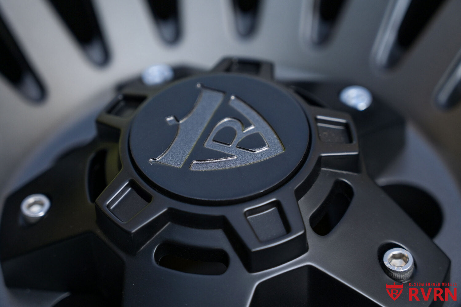 Matte black forged Land Rover Defender wheels RT-02M