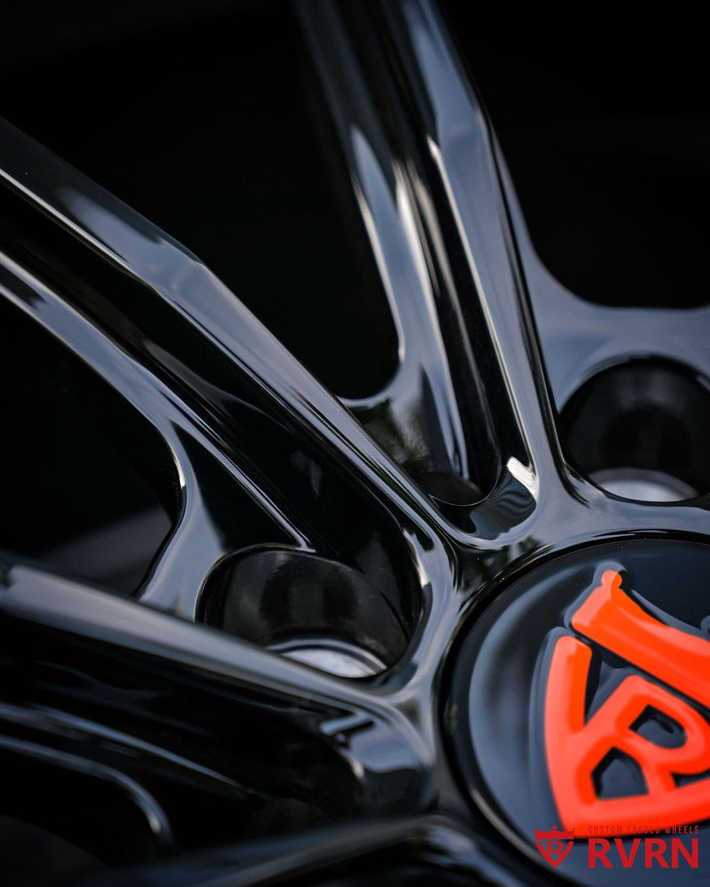 Custom forged wheel build for McLaren Artura using RV-MC29 one piece forged gloss black wheels