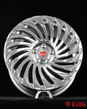 Reflective polished surface of RV-MF150 Tesla Model S forged wheels