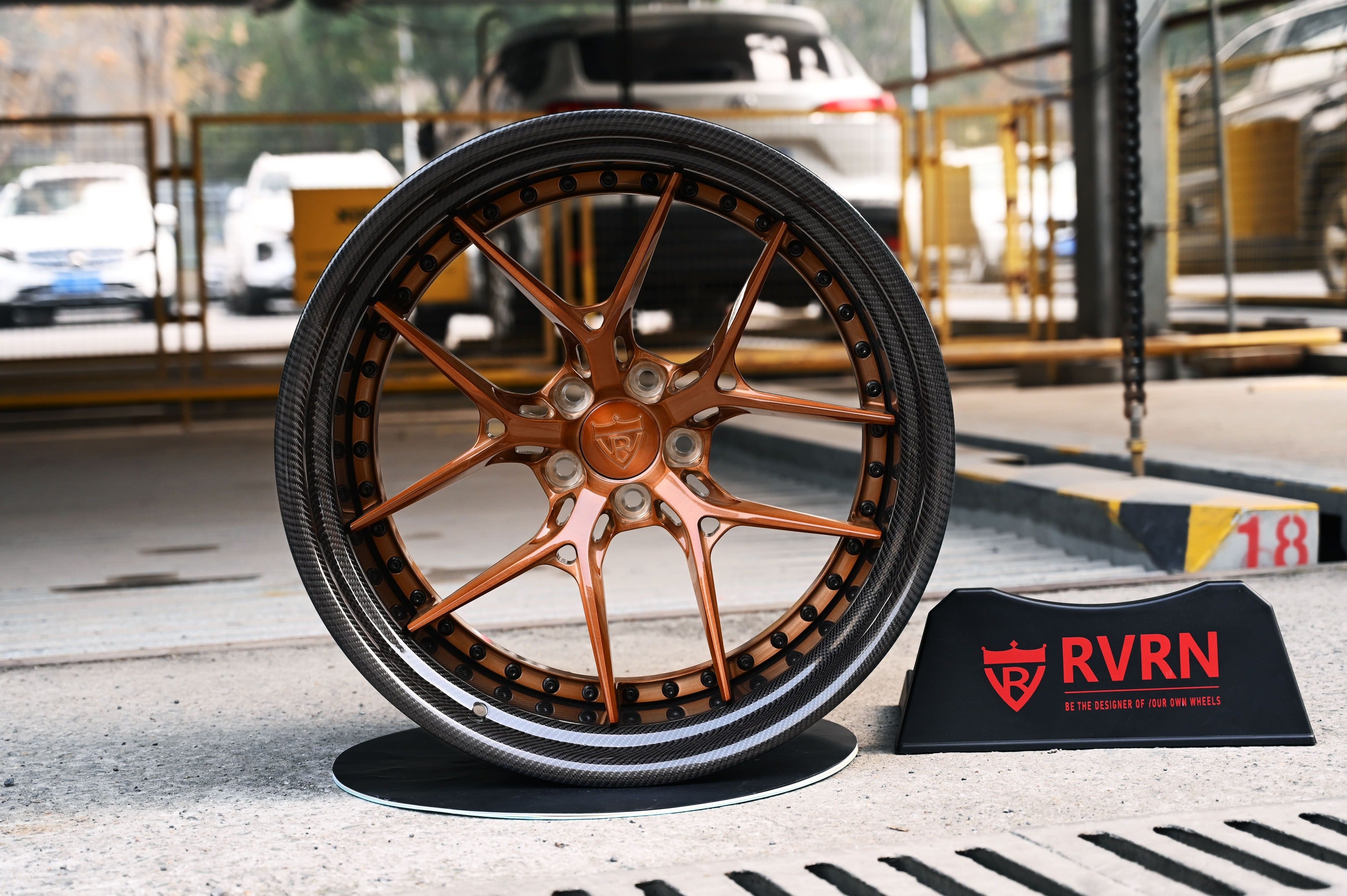 Carbon fiber rims-BMW M4 custom aftermarket deep dish concave wheels-RVRN Custom Forged Wheels