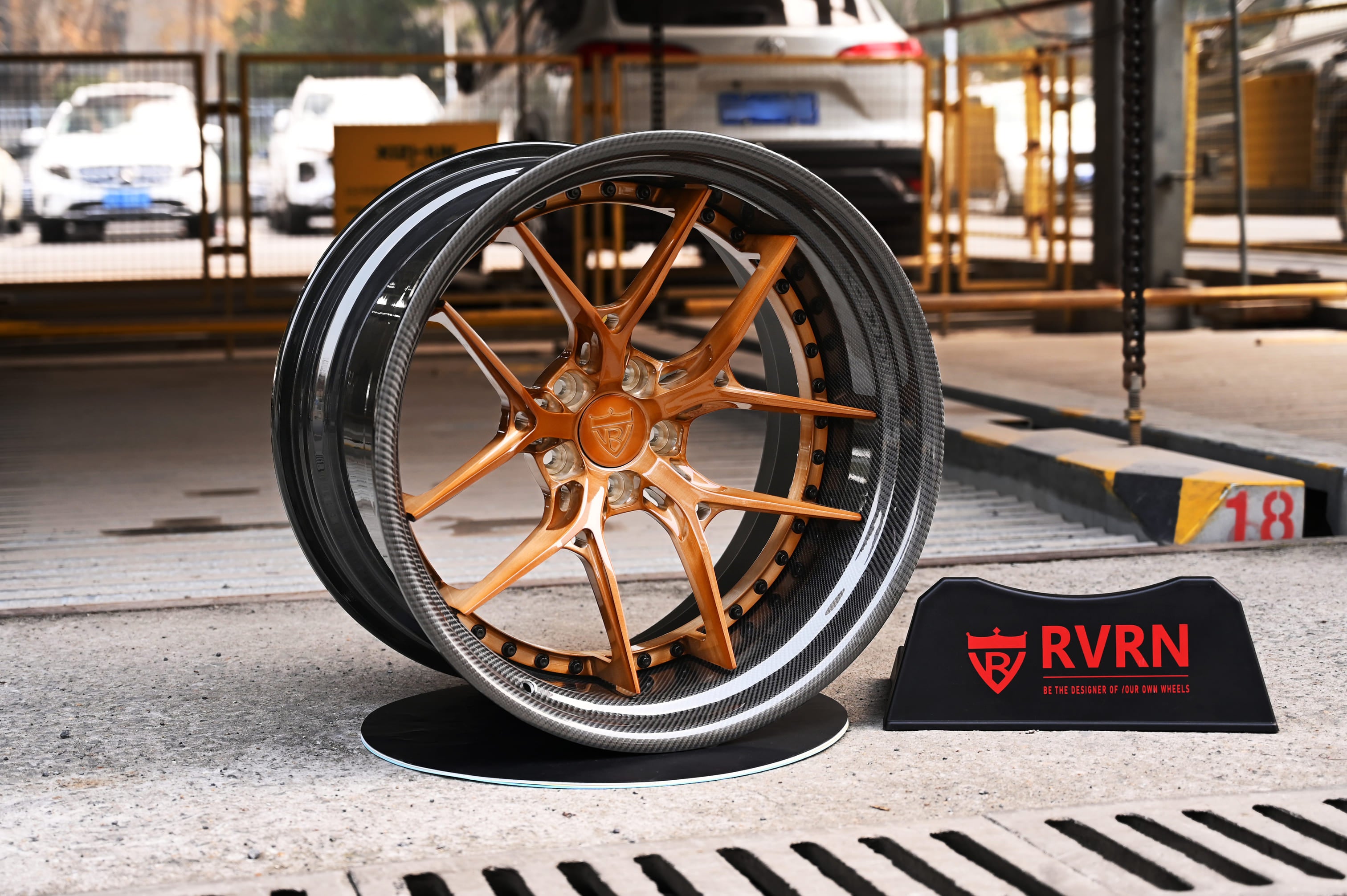 Carbon fiber rims-BMW M4 custom aftermarket deep dish concave wheels-RVRN Custom Forged Wheels
