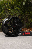 Camaro Concave Wheels&Rims- 2018 Chevrolet Camaro Black 20inch staggered forged wheels-C081 series