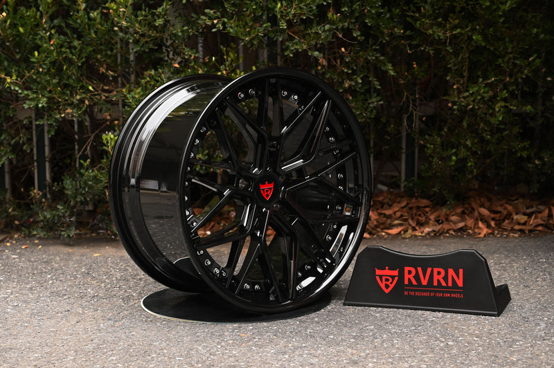 Camaro Concave Wheels&Rims- 2018 Chevrolet Camaro Black 20inch staggered forged wheels-C081 series