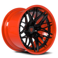 RV-C081 : CUSTOM FORGED 2-PIECE CONCAVE CARBON FLASH METALLIC WHEELS
