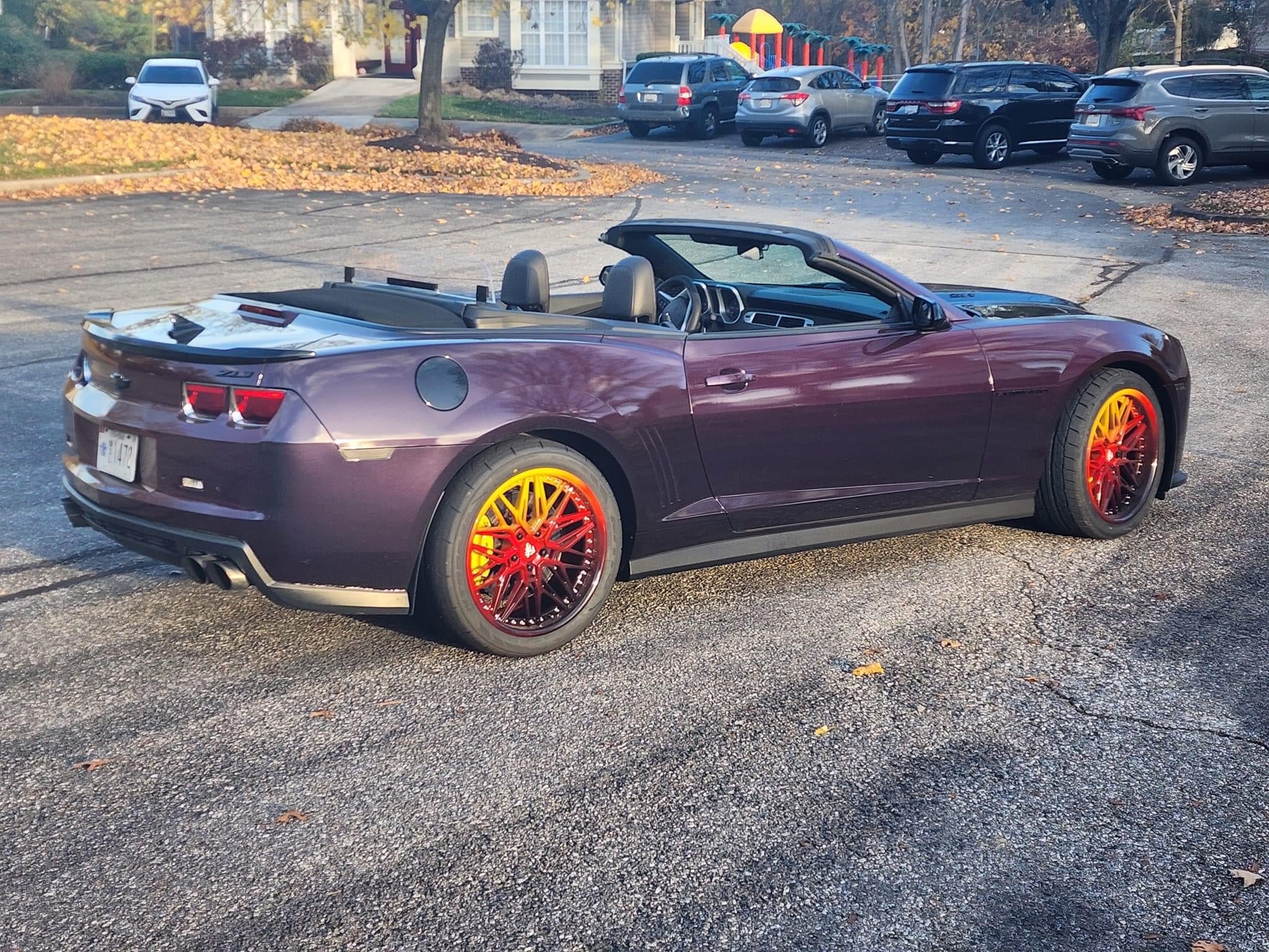 Camaro wheels-deep dish custom forged rims-RV-T081