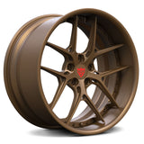 Custom 2-piece forged wheel with extreme concave design, perfect for Corvette C8 and C7 Grand Sport models.