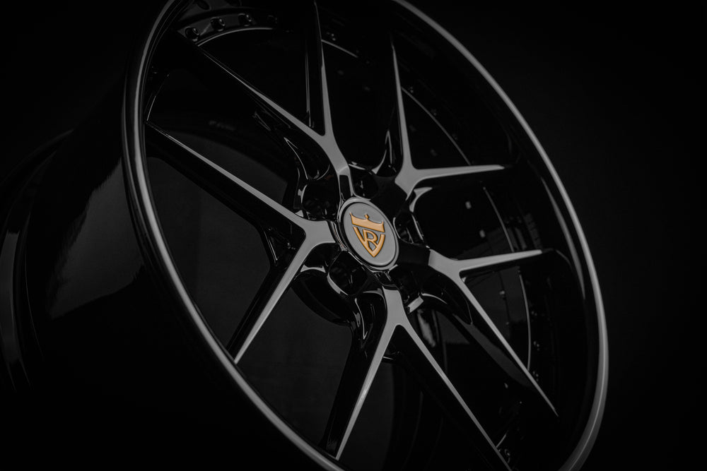 Custom BLACK FORGED WHEEL for Corvette C8 Z51 RV-DR08 by RVRN WHEELS