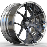 Custom 2 Piece Forged Wheels Series RV-DB189 for BMW M4, featuring sleek design and polished finish.