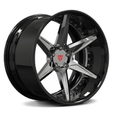 Custom Forged 2-Piece Wheels RV-DC19 in Aerospace-grade 6061-T6 Aluminum Alloy for Dodge Dakota R/T and Custom 6 Lug Rims, 17"-26" Available