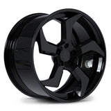 Gloss Black Custom Forged 5-Spoke Wheels for Corvette C8 - RV-MC25 Series by RVRN-2-Piece Wheels Series