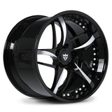White Spoke Custom Forged 2-Piece Deep Dish Wheel – Performance Street Rims for Any Car  