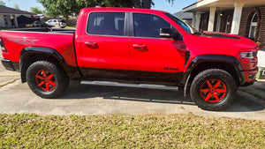 2022 Dodge Ram TRX on RVRN DF14 deep dish forged wheels 20x9 front angle